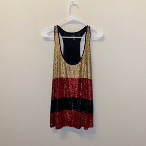 DKNY Jeans sequin tank top